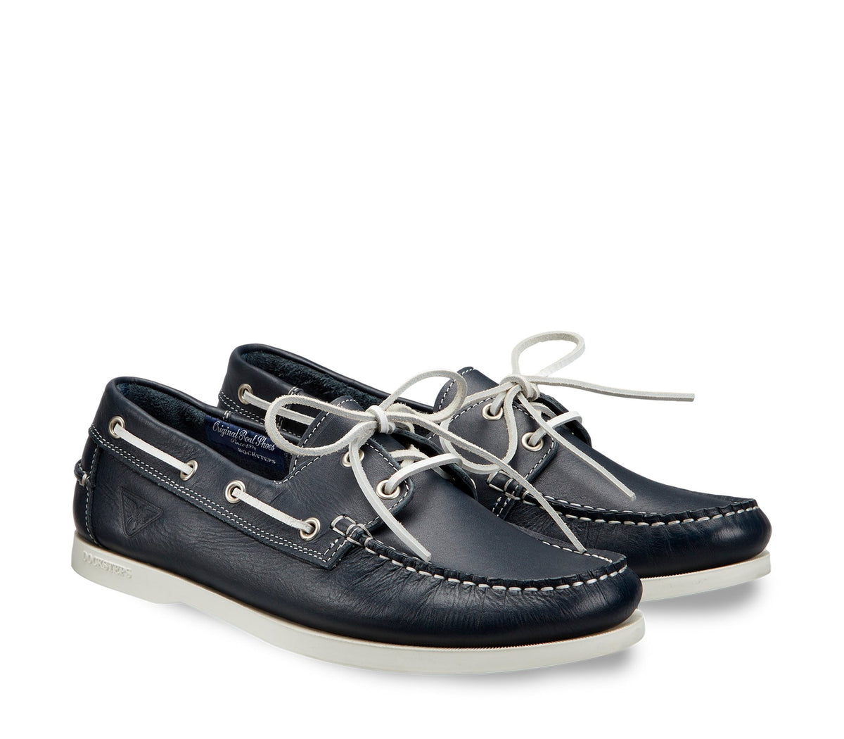 Sailing Gear Best Looking Boat Shoes Blue Leather Men's Boat Shoes