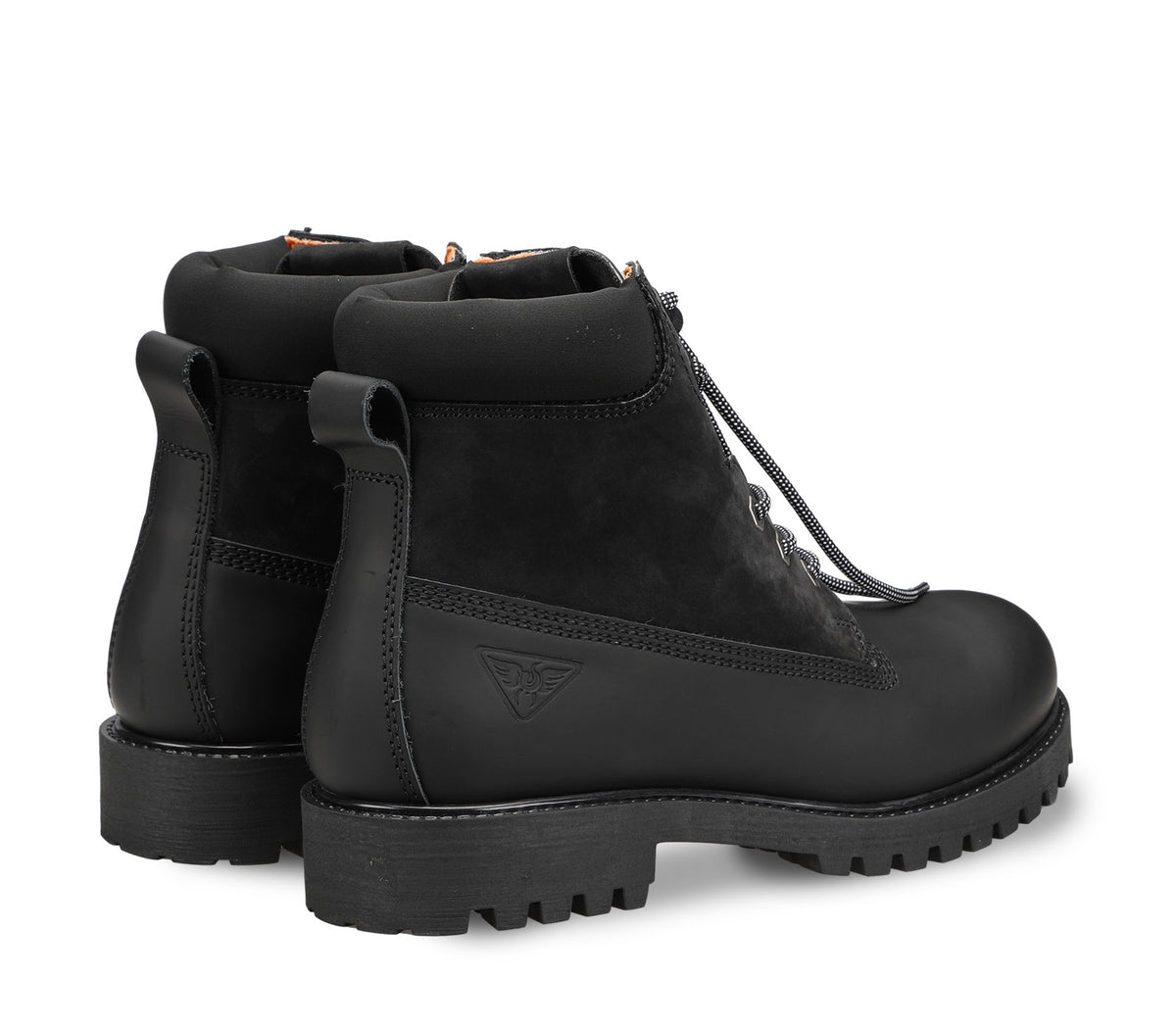 Men's laceup boots Black Docksteps Official