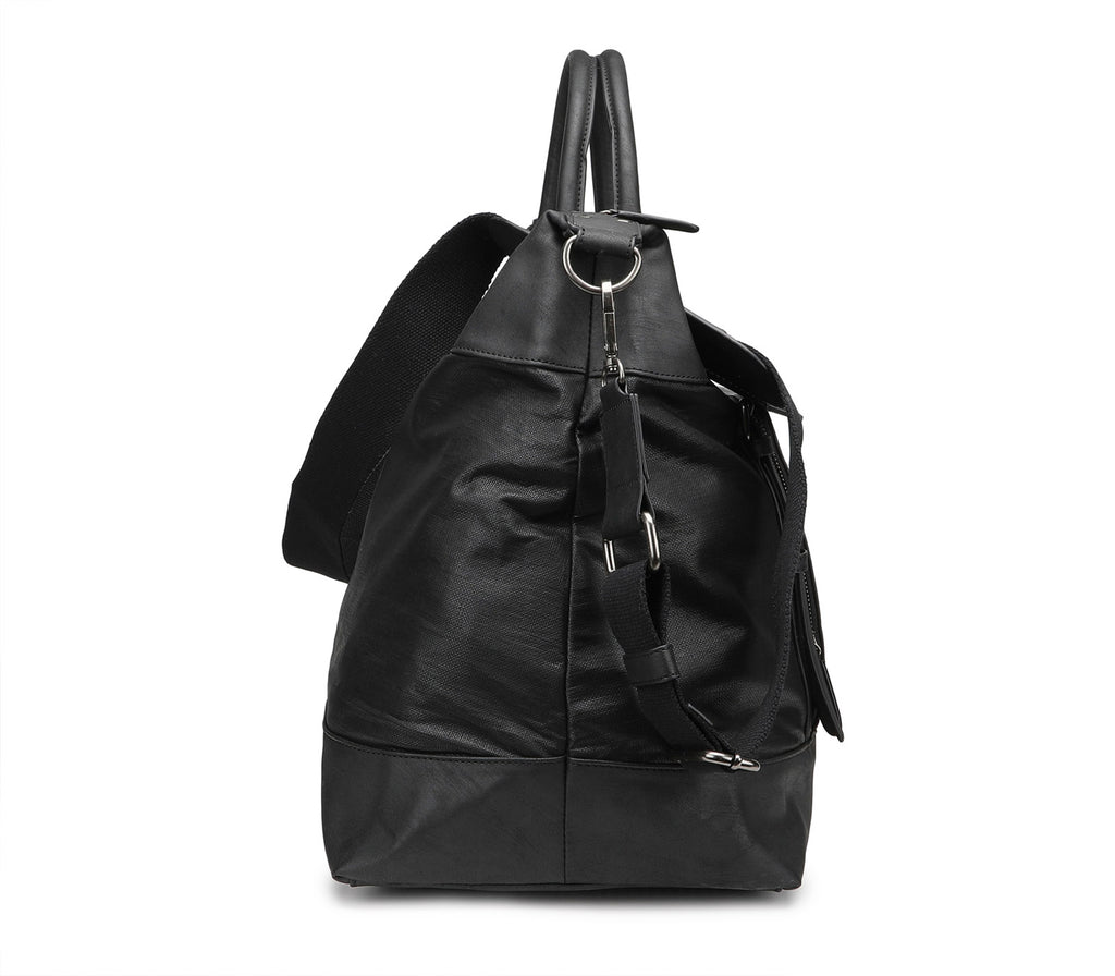 Week End Bag in Black Technical Fabric