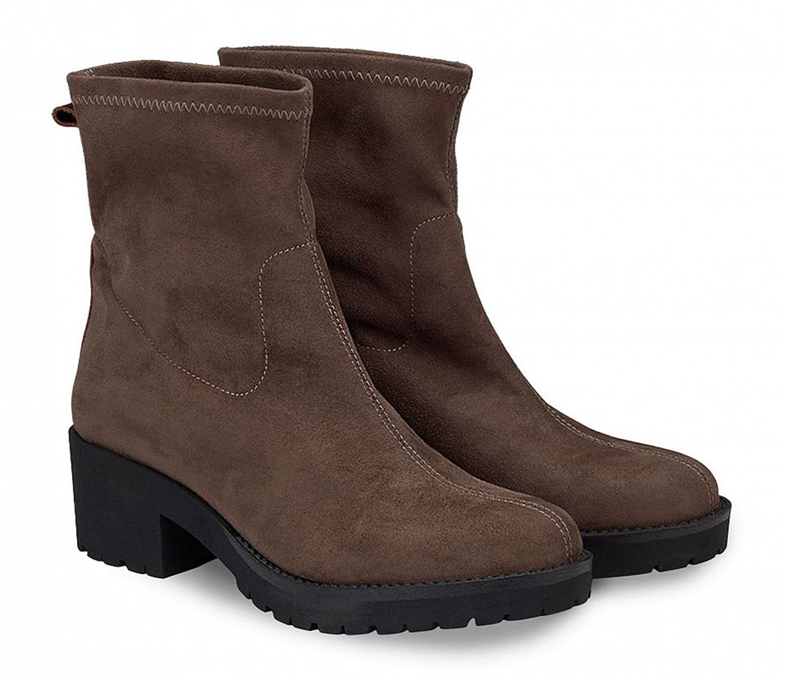 Women's Brown Suede Ankle Boots