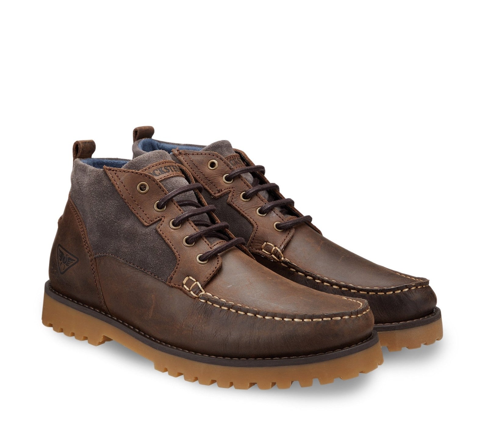 Cognac-colored Men's Soft Leather Boot 
