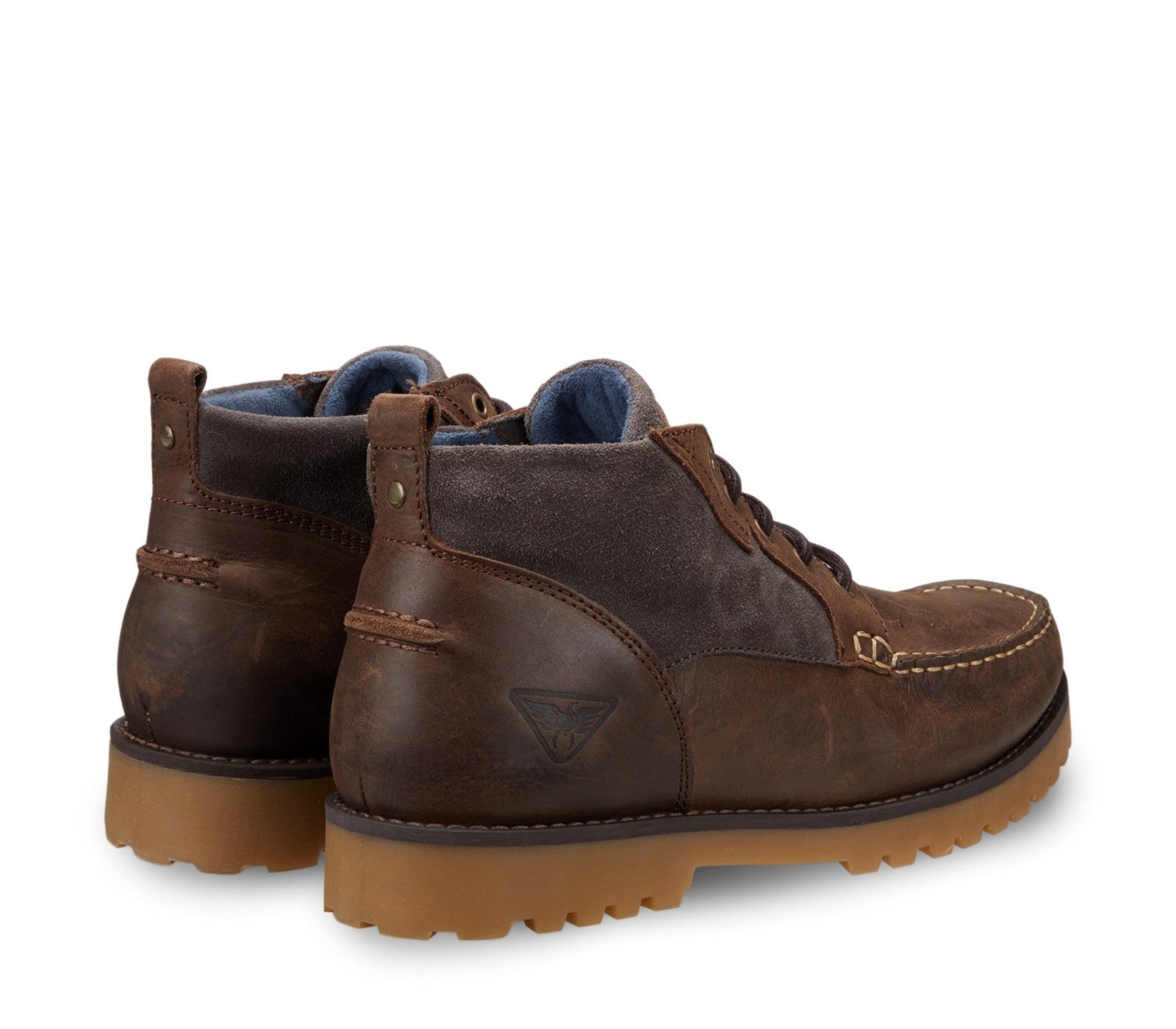 Cognac-colored Men's Soft Leather Boot 