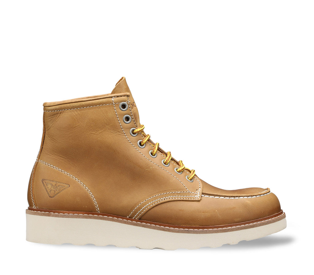 Men's Leather Boot Yellow