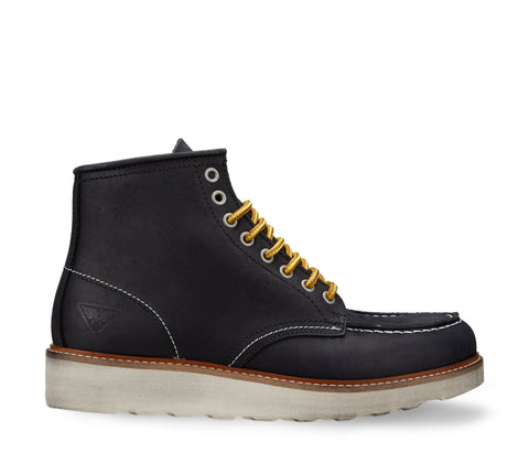Men's leather boot Black