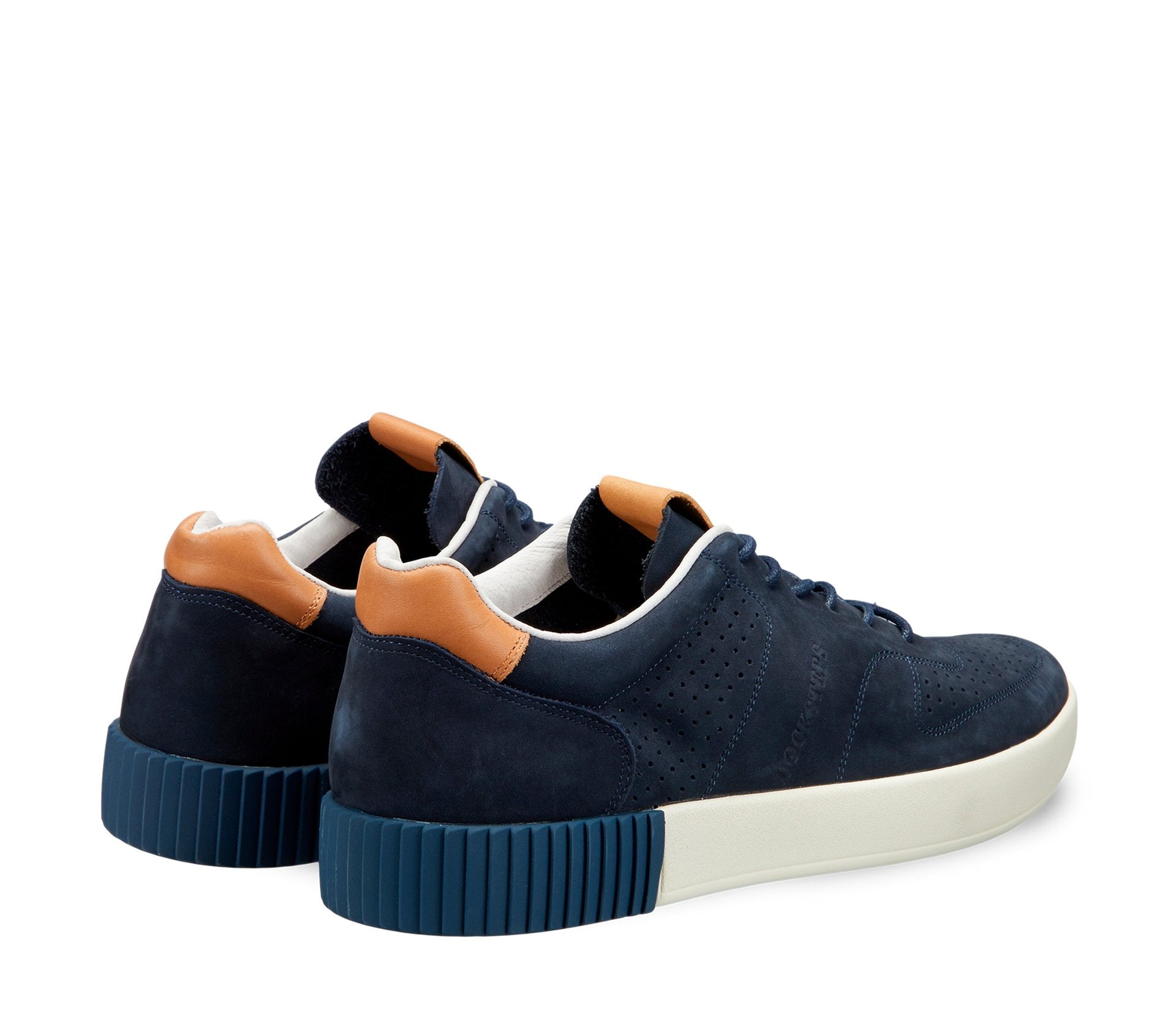 Docksteps men's trainers in nubuck/leather and box sole