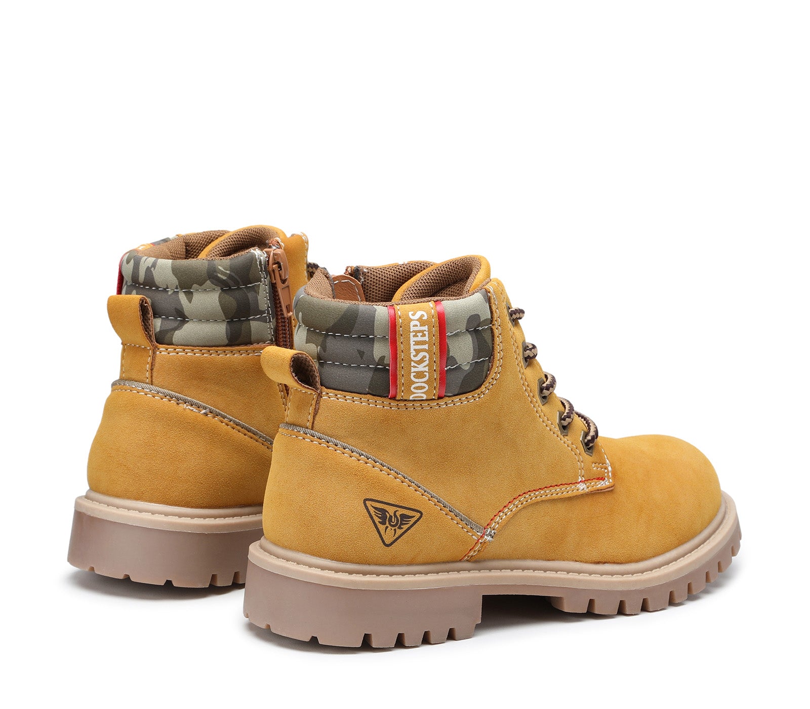 Child's Camel-colored Eco Leather Boots 
