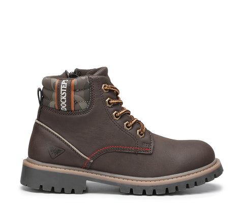 Child's Brown Eco Leather Boots