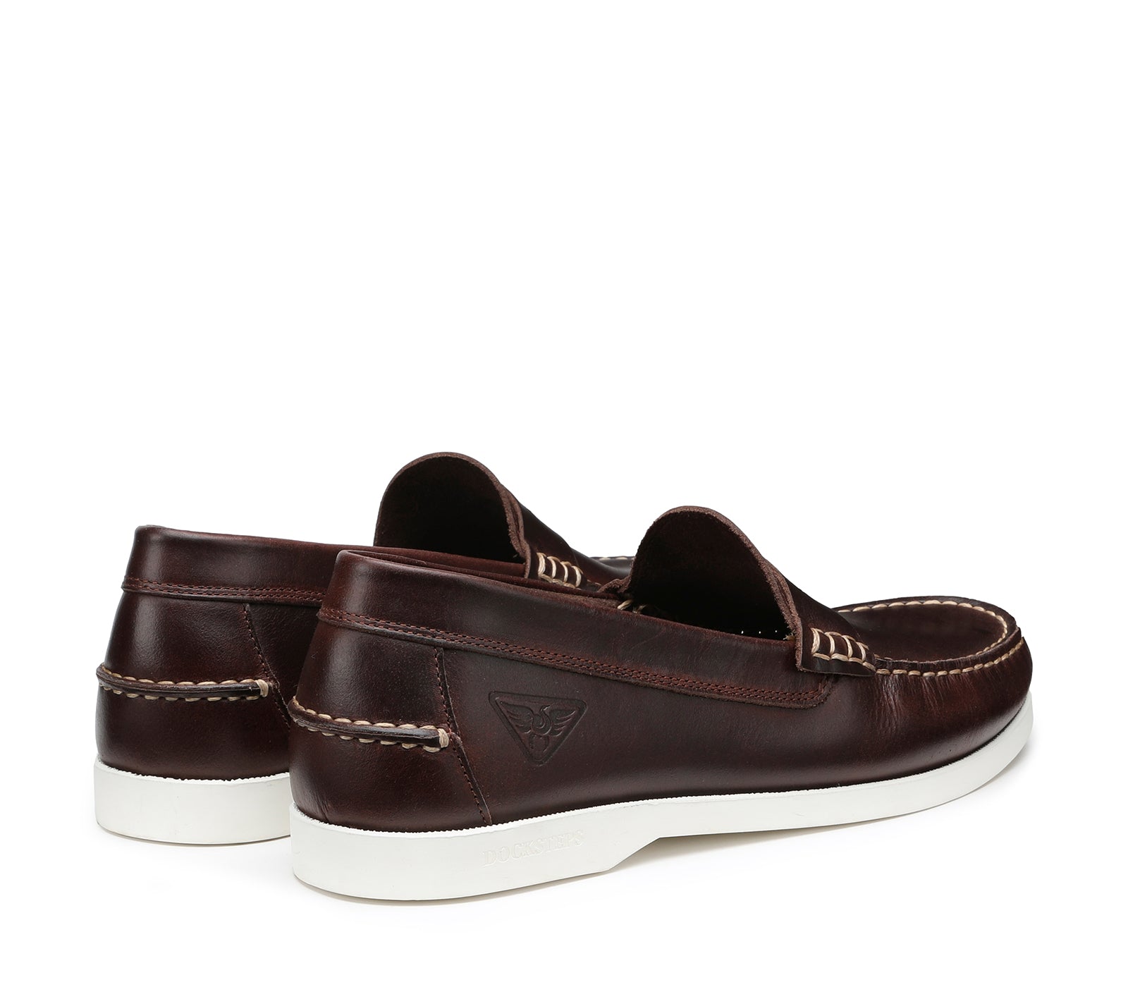 Men's Moccasins in Brown Leather