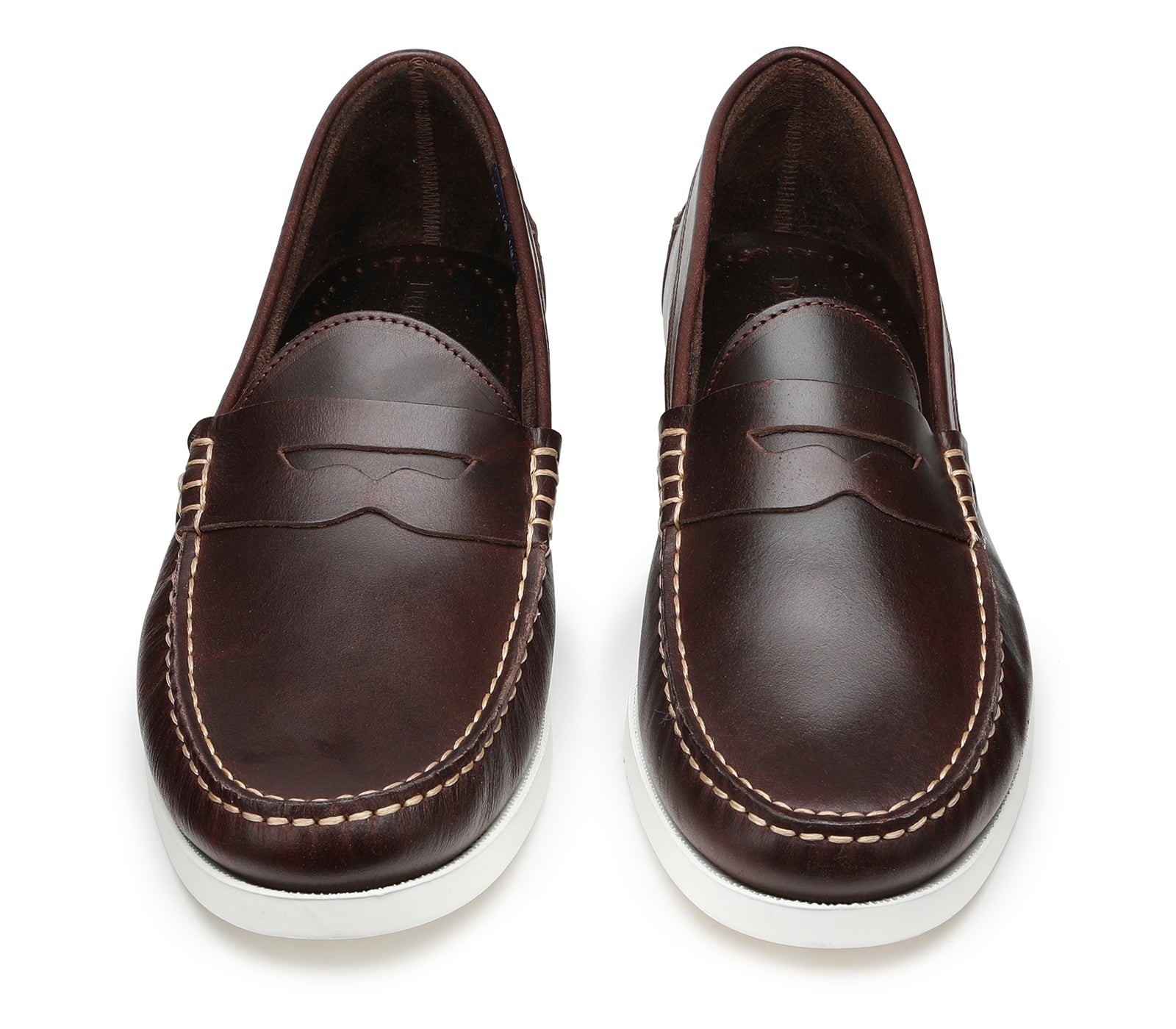 Men's Moccasins in Brown Leather