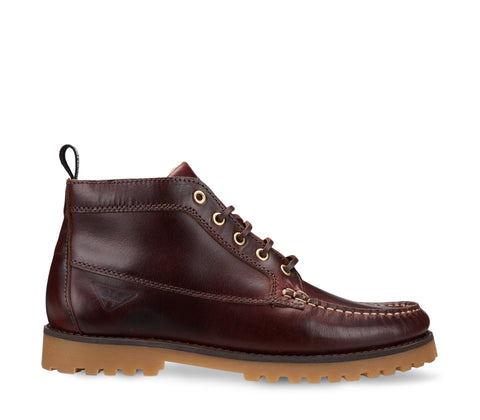Men's brown lace-up boot