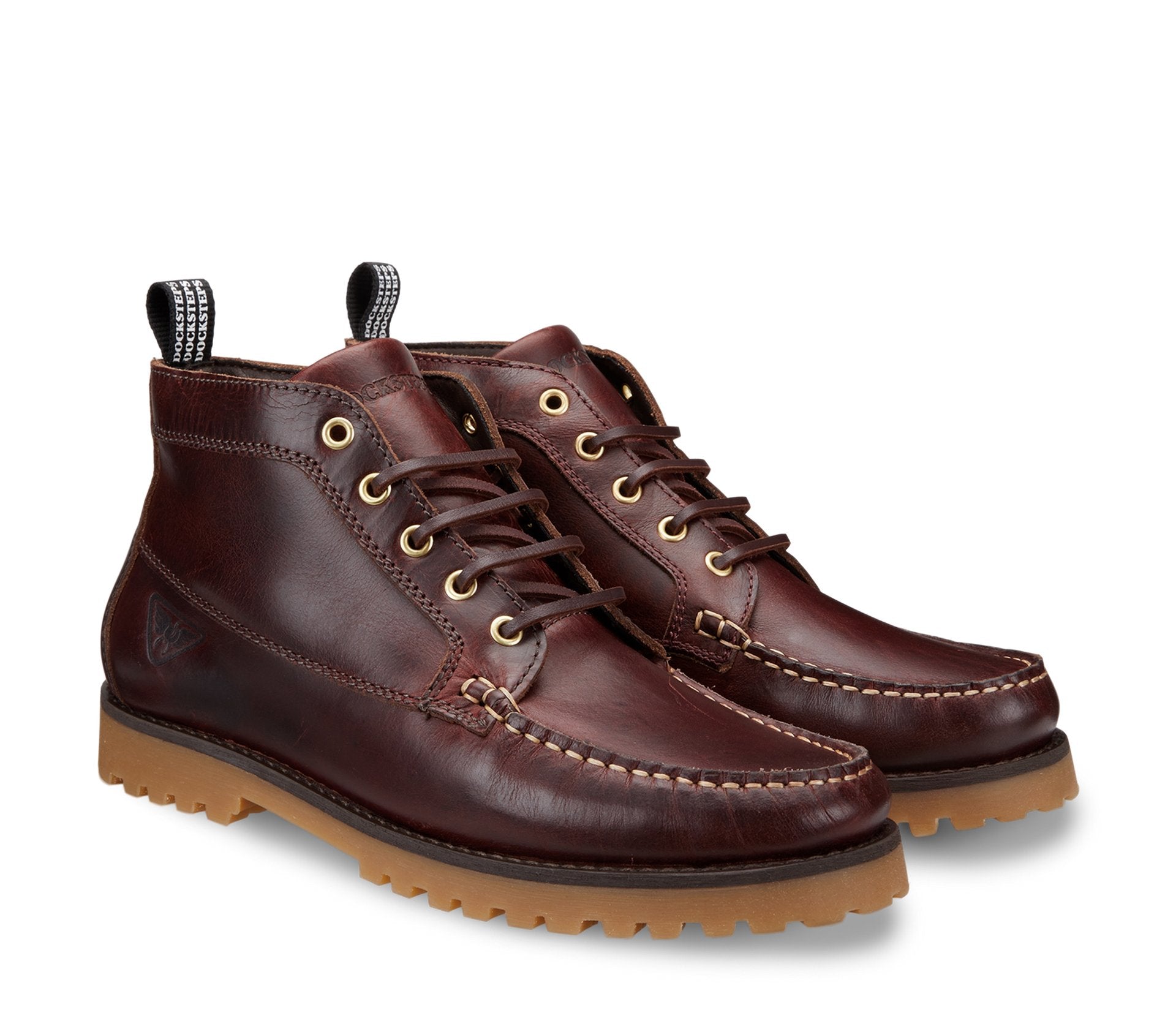 Men's brown lace-up boot