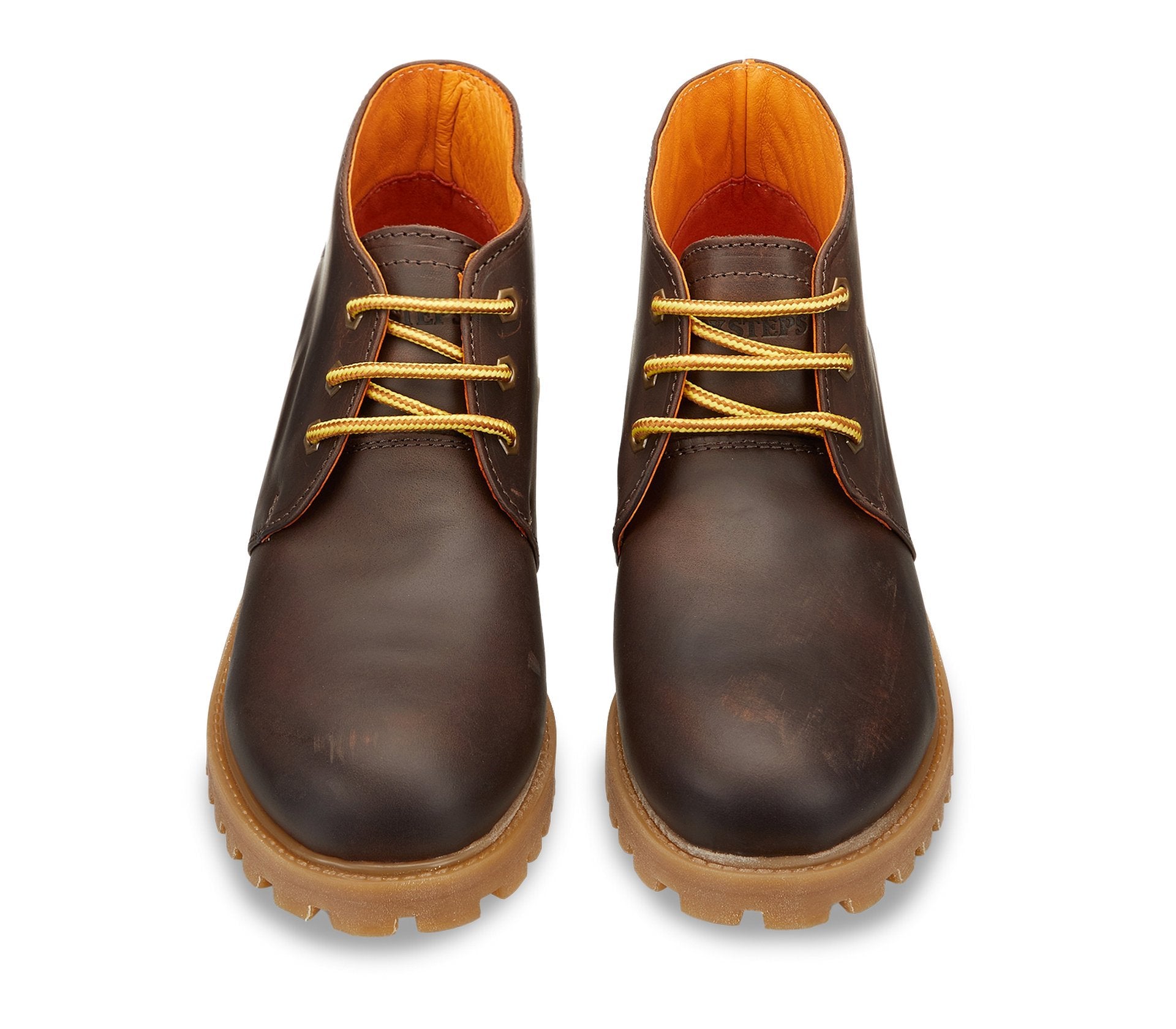 Men's leather lace-up boot