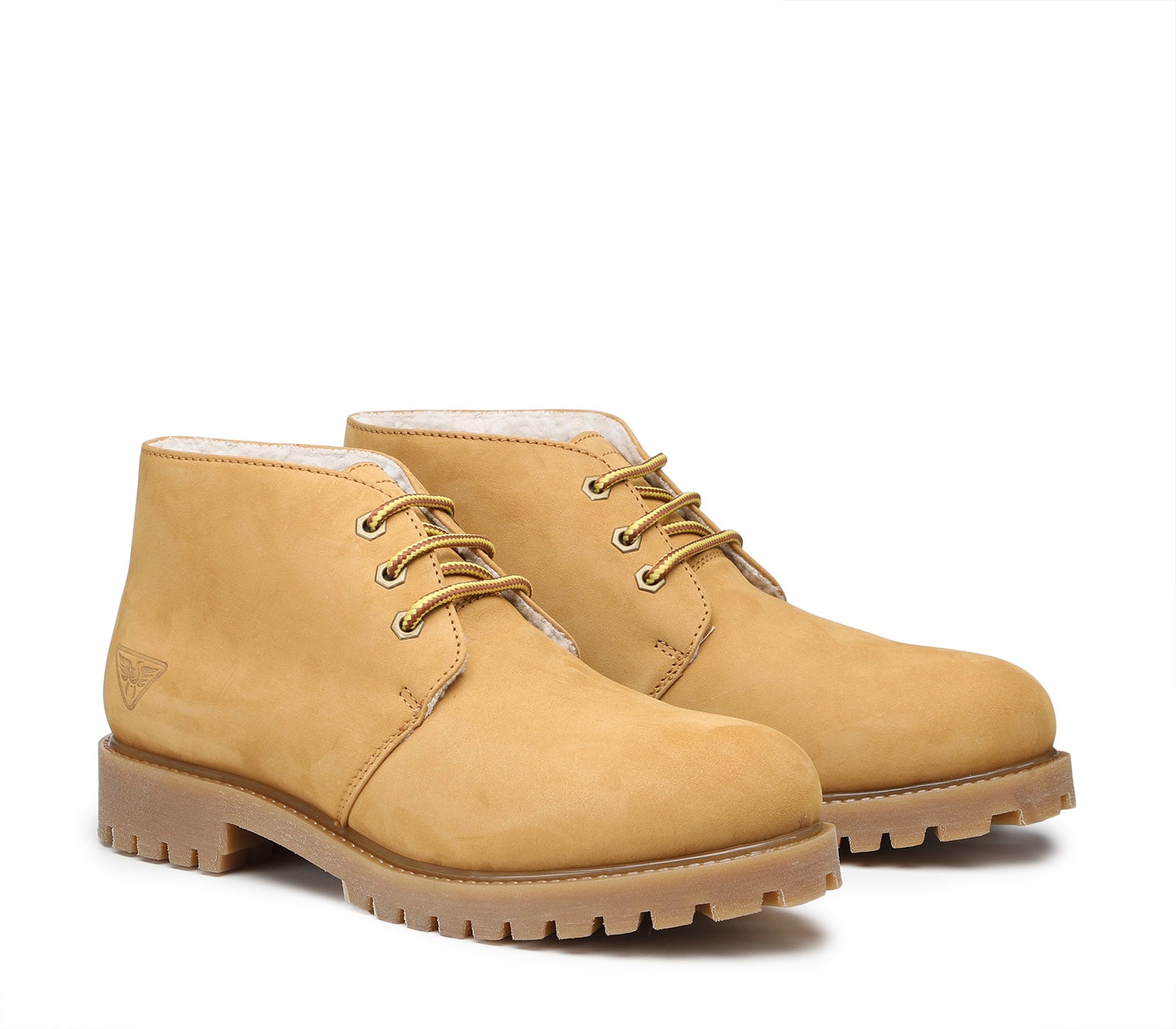 Men's leather boot Yellow