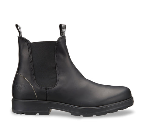 Black Men's Beatle Boots with Pull Up Rear and Front