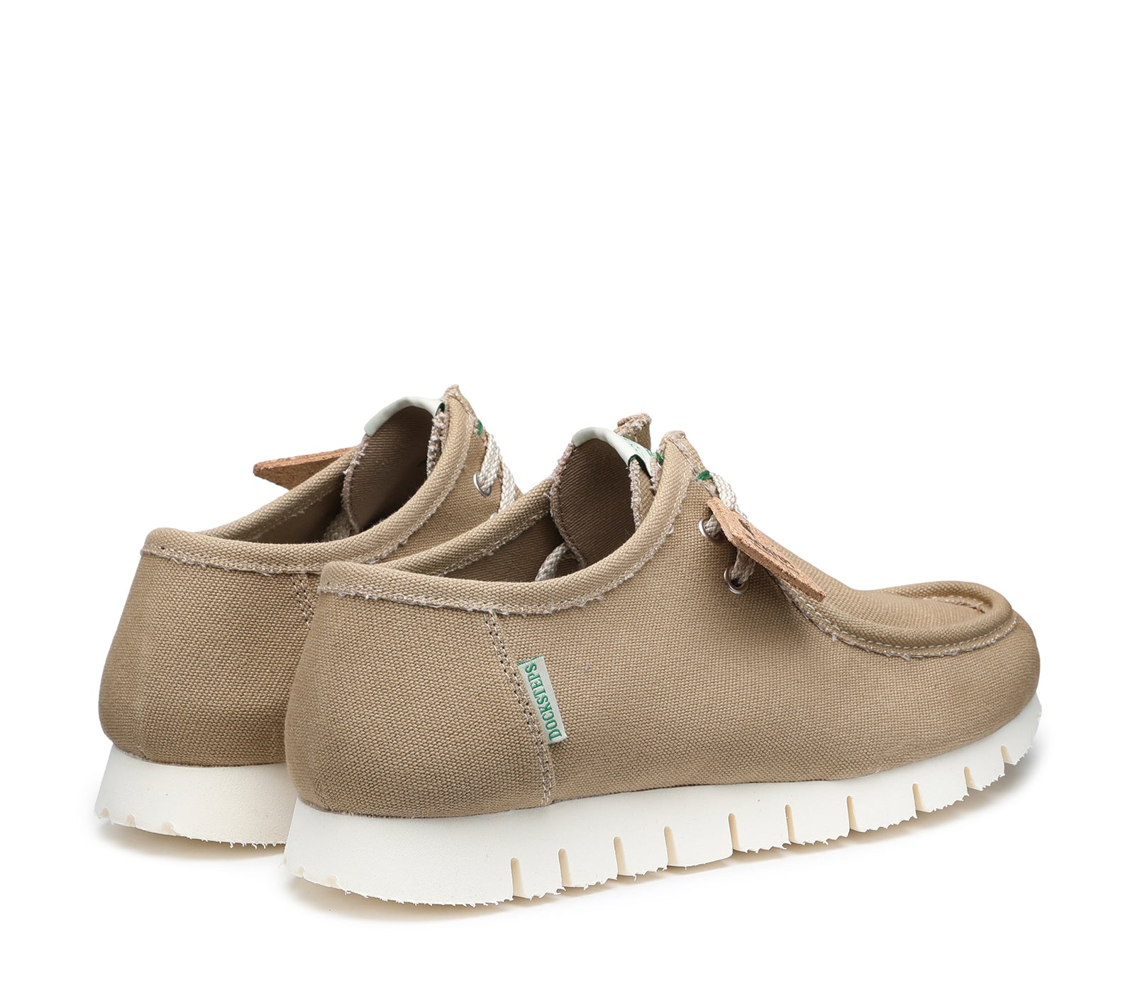 Men's Sustainable Canvas Moccasins Color Taupe