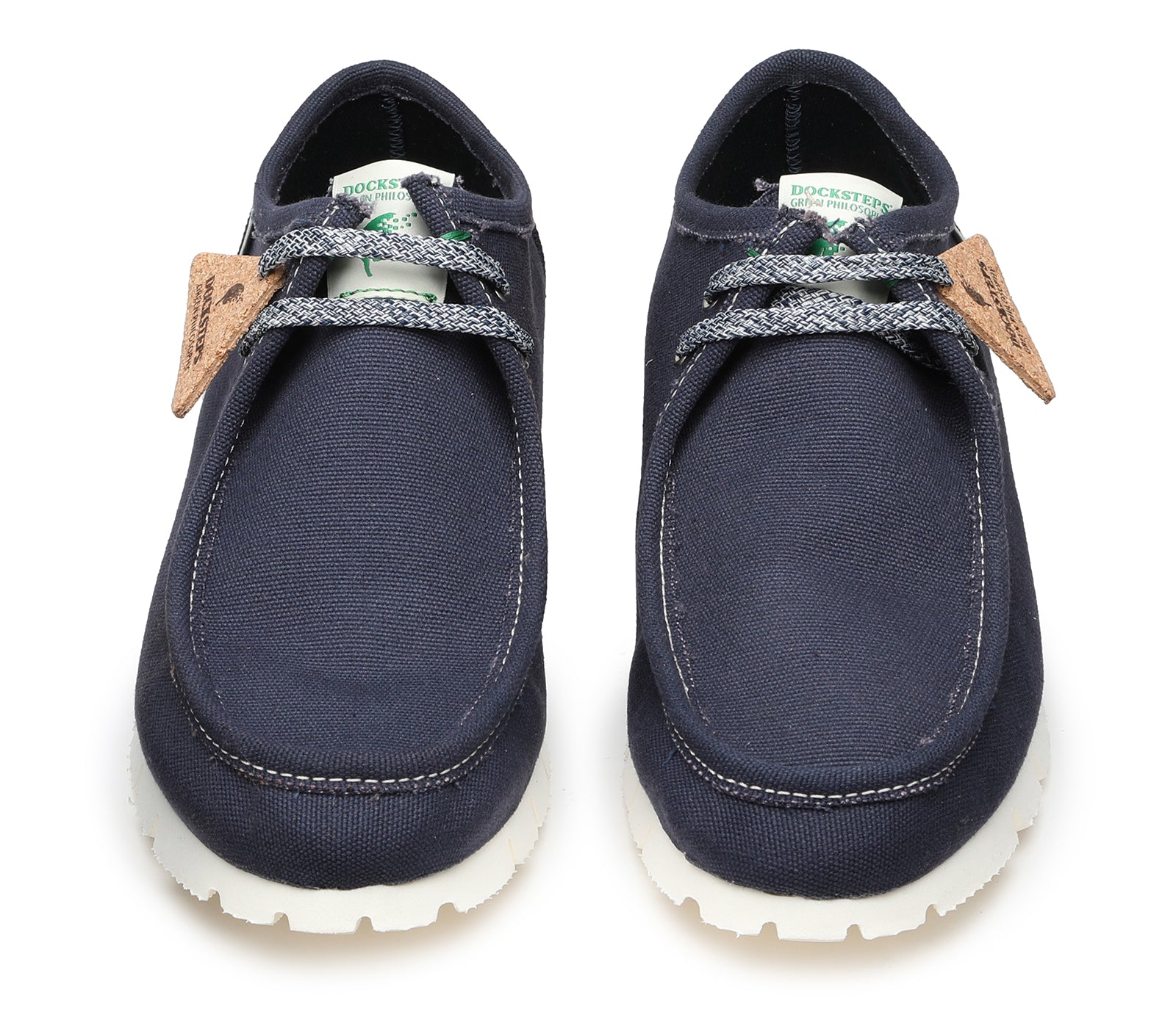 Blue Men's Sustainable Canvas Loafers