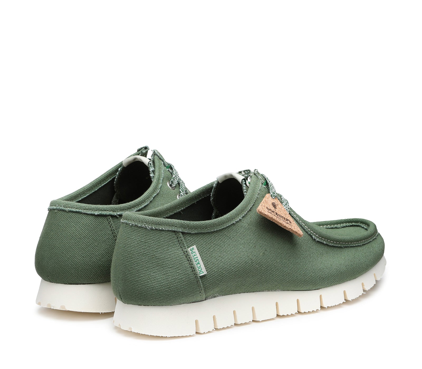 Green Canvas Men's Sustainable Moccasins