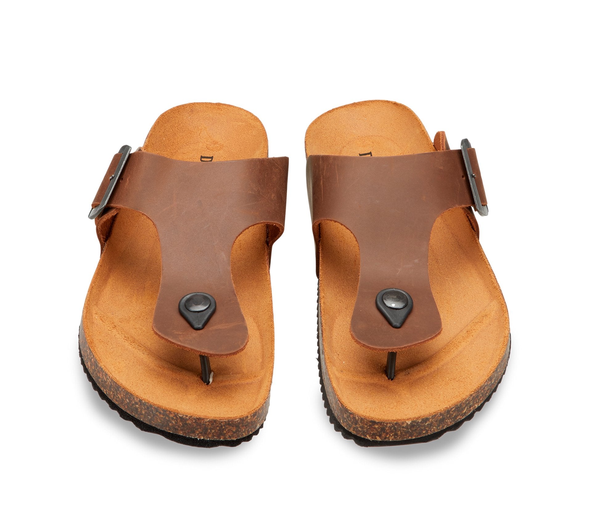 Brown Cork Men's Flip-Flop Sandals