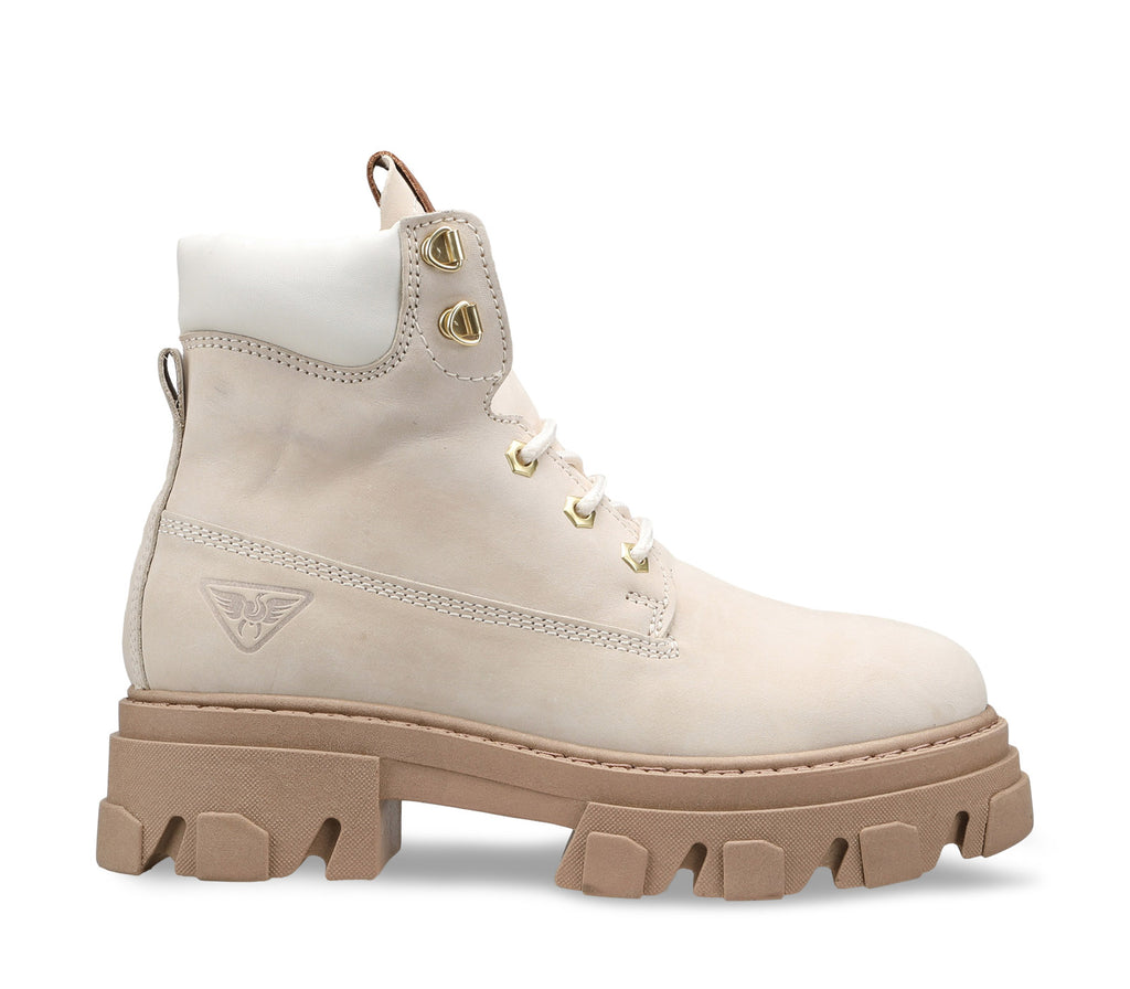 Women's Chunky White Boots