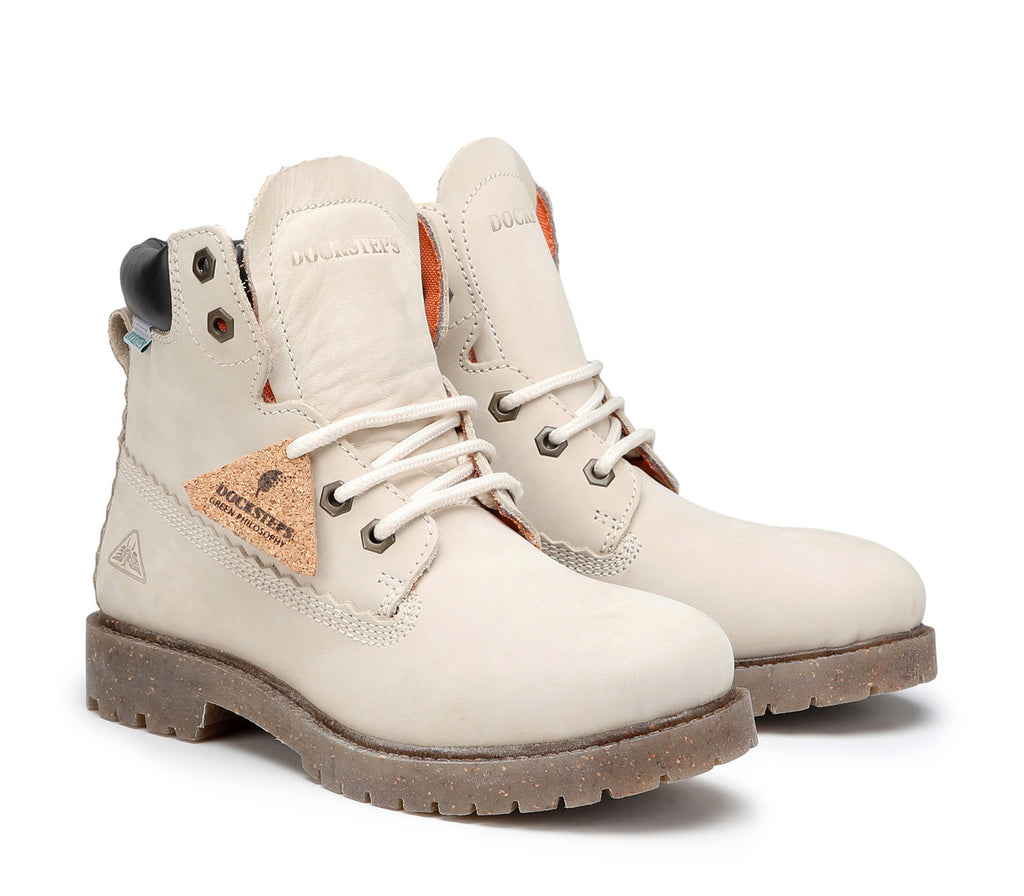Women's Laced Boot Made from Sustainable Materials 