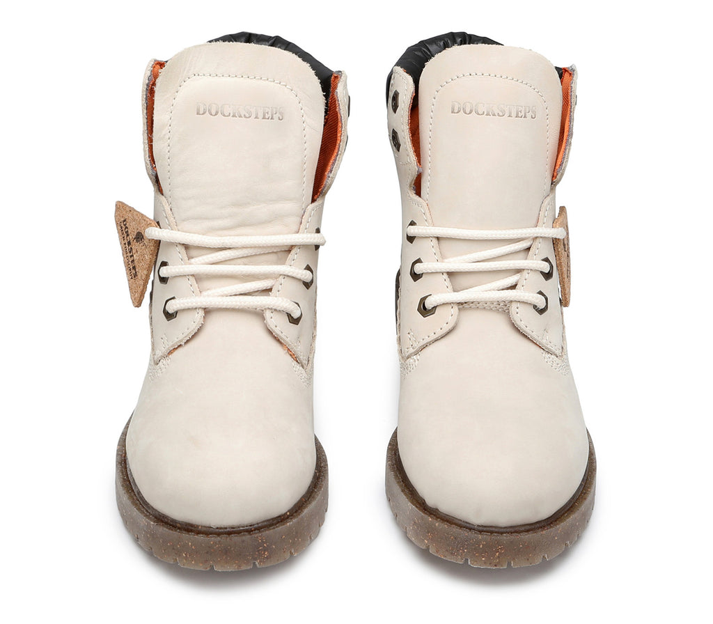 Women's Laced Boot Made from Sustainable Materials 