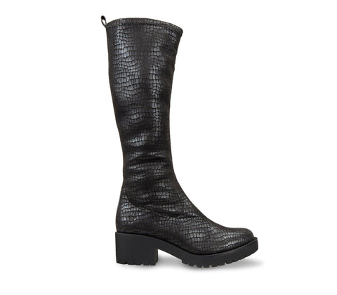 Women's Crocodile Ankle Boots