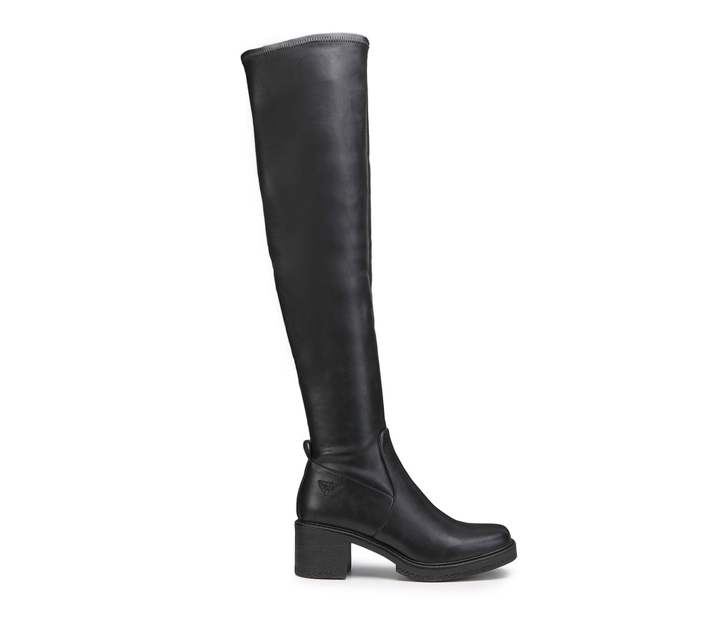 Women's Tall Stretch Leather Boots